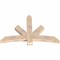 Ekena Millwork Alberta Smooth Timber Gable Bracket, Douglas Fir, 60"W x 40"H x 3 1/2"D x 5 1/2"F, 16/12 Pitch GBW060X40X0406ALB00SDF - alternate 2